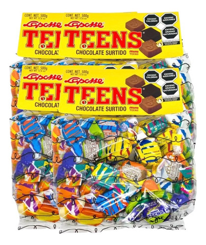 Chocolates Surtidos Teens Laposse 3 Kg. C/u 500g