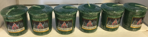 Candle Lote 6 Votiva Magica Bosque Esmerilado