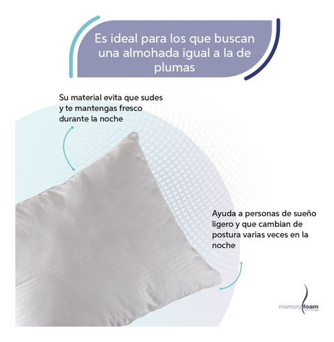 Almohada Down Alternative Memory Foam
