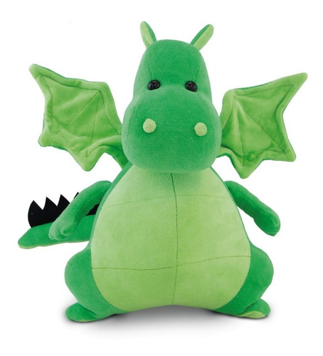 Dragão De Pelúcia Decoração Infantil 32cm Verde