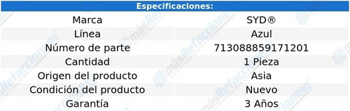 Biela De Mando Chevrolet C6500 Kodiak 88-02 Syd Azul