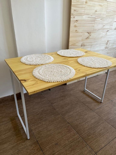 Imagen 7 de 10 de Mesa Comedor Libro Extensible Plegable
