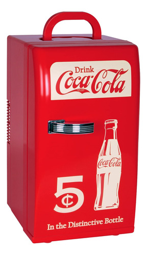 Coca Cola Koolatron, Refrigerador Retro, Rojo