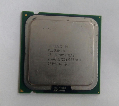 Procesador Intel 04 Celeron 2.66ghz/256/533/04a Usado 
