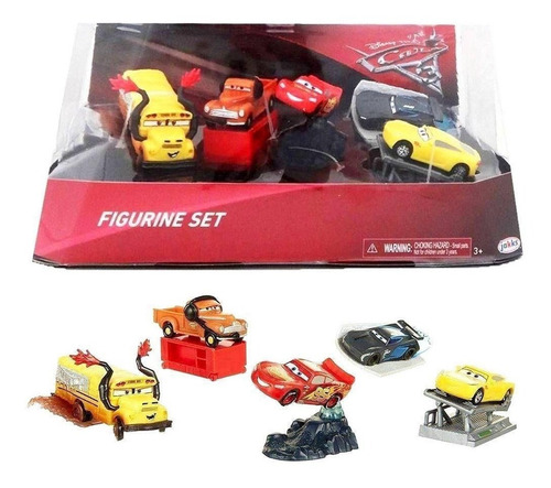 Cars 3 Disney Set De Figuras Coleccionables Edición Especial (Usado)