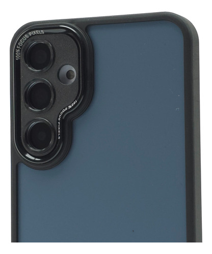 Funda Case Para Samsung A56 Carcasa Full Protect Uso Rudo Cromo Case - Negro Samsung A56