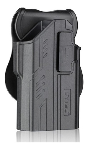 Coldre Externo Glock G17 Com Lanterna Cytac - Cy-pl-g17g3