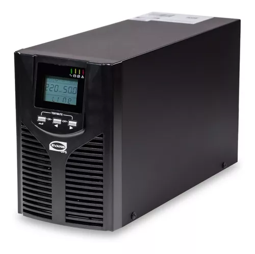 Ups Evans On-line 1 Kva Sistema De Alim. Ininterrumpida Color Negro