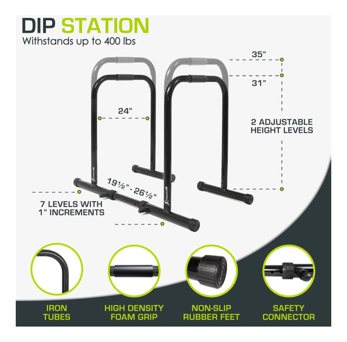 Estación De Soporte De Dip Prosourcefit, Barra De Prensa De