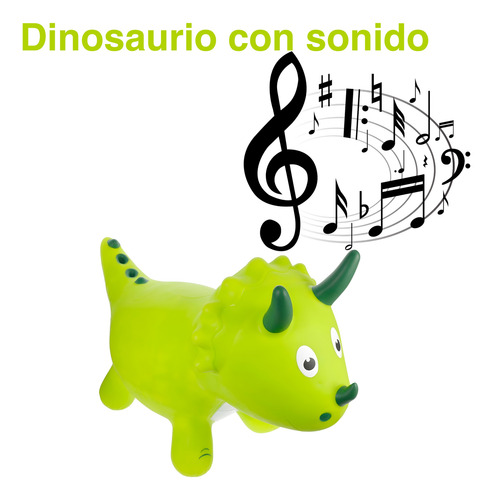Montable Brincolin Inflable Para Niños Dinosaurio Verde