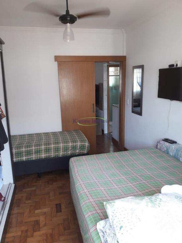 Imagem 3 de 6 de Apartamento Com 1 Dorm, Aparecida, Santos - R$ 330 Mil, Cod: 63623211 - V63623211