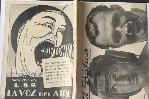 Revista Antigua El Gráfico, Nº 585, Fútbol, Setiembre 1930