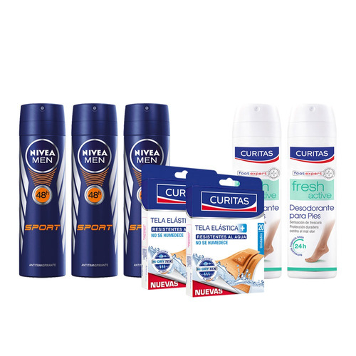 Kit Nivea For Men Sport + Curitas