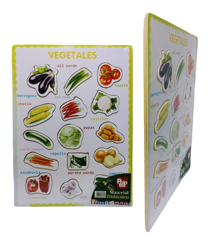 Rompecabezas Juego Didáctico Vegetales Pointer Niños