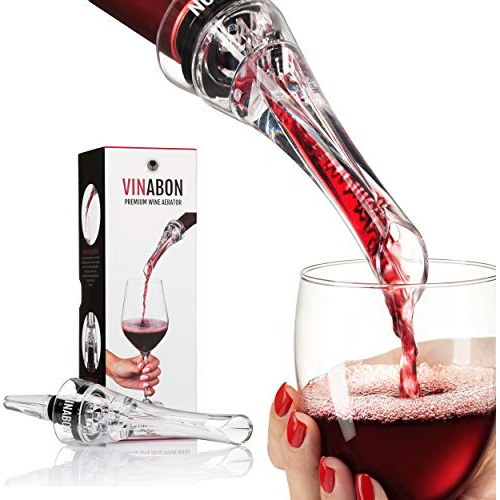 Wine Aerator For Wine Bottles Premium 2 In 1 Wine Air A...