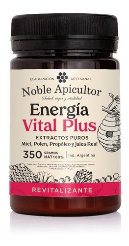 Energía Vital Plus Energizante Nat 350 Grs - Noble Apicultor