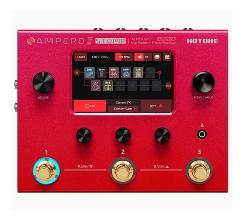 Procesador De Efectos Hotone Ampero Ii Mp300r Rojo Oferta