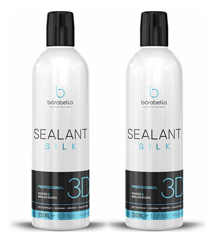 Kit 02 Selagem Sealant Silk 3d Borabella 350ml