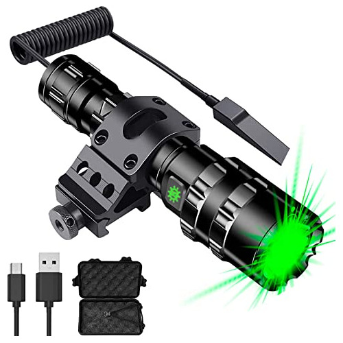 Green Light   Flashlight 1200 Lumens Led Hunting Hog Co...