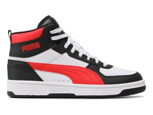 Original Tenis Puma Mens Rebound Joy Bota Blanco Con Rojo Tn