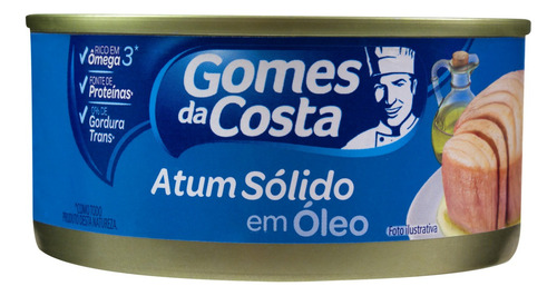 Atum Sólido Em Óleo Gomes Da Costa Lata 170g