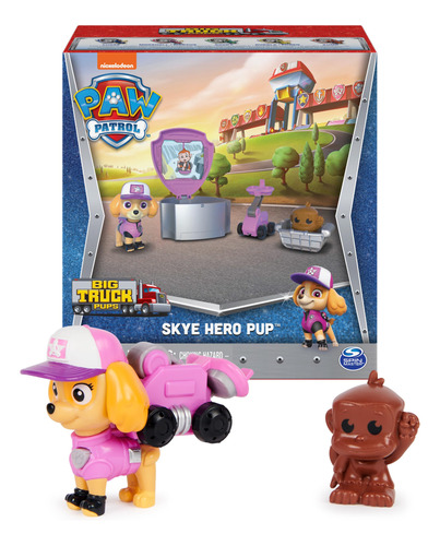 Paw Patrol, Big Truck Pups Skye Figura De Acción Con Dron .