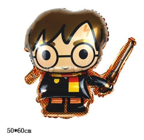 Pack 14 Globos Metalizado Y Latex Harry Potter