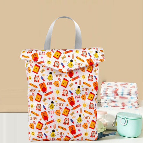 Bolsa De Pañales De Tela Para Bebé, Bolsa Sonrisa 25x30cm