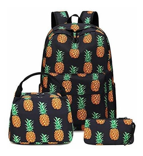 Teens Backpack School Grils Bookbag Schoolbag With Lunch Tot