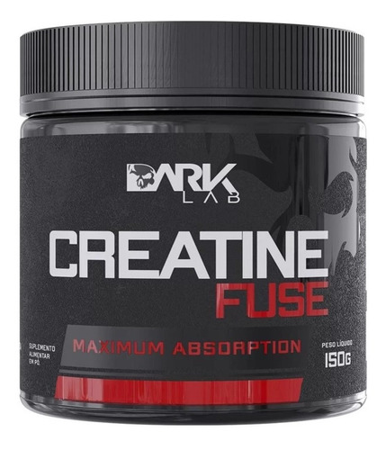 Creatina Fuse 150g  Máxima Absorção - Dark Lab Sabor Sem Sabor