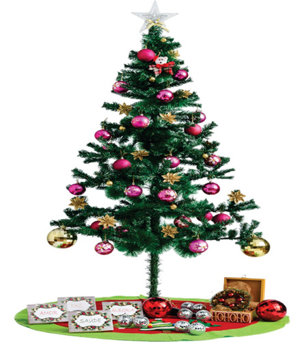 Arvore Natal Grande Verde 180cm Enfeite 380 Galhos Natalino