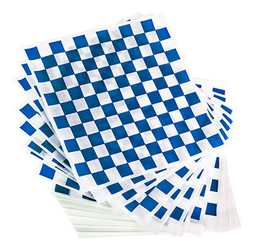 Papel Encerado Grande Azul, 300 Hojas.