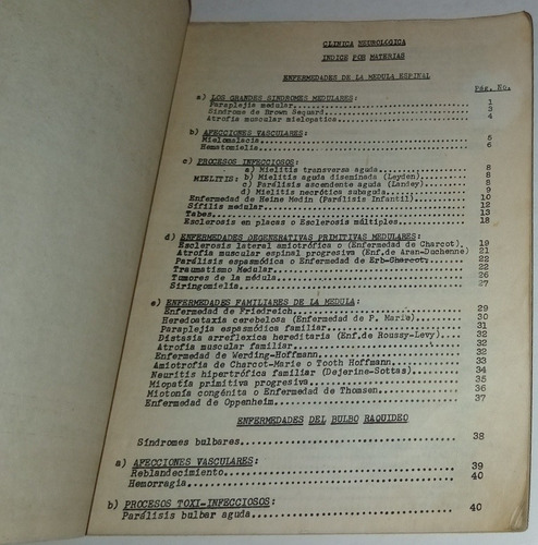Síntesis Completa Clinica Neurológica Programa De La Materia (Usado)