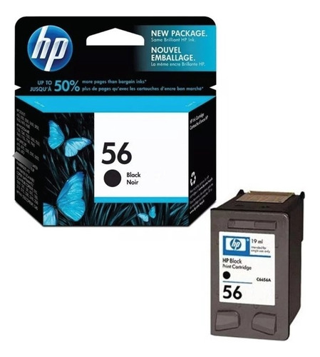 Cartucho Hp 56 Negro Original C6656al 1210 7760 5650 5850