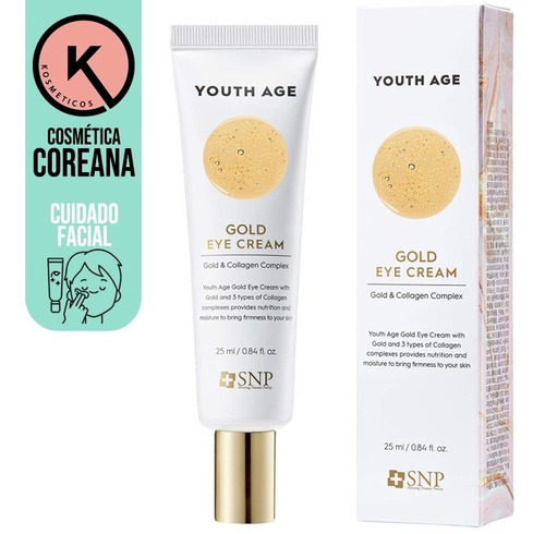 Snp Crema Contorno De Ojos Gold Eye Cream Cosmética Coreana