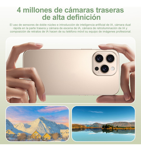 Android Celulares I16 Pro Max 6.6 Pulgadas Barato Ram2gb Y Rom16gb