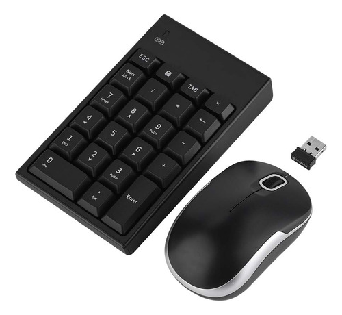 Mouse Teclado Inalambrico 2.4 Ghz 1200 Dpi Mini Ultra Optico