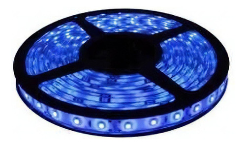 Cinta Tira Led Color Azul 12v X 5 Metros