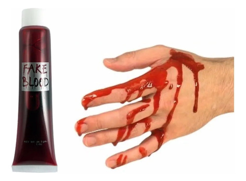 Sangre Falsa En Pomo Grande 100ml Vampiro Zombie Ltf Shop 