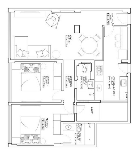 Imagem 6 de 13 de Apartamento Em Humaitá, Rio De Janeiro/rj De 72m² 2 Quartos À Venda Por R$ 790.000,00 - Ap1433567-s