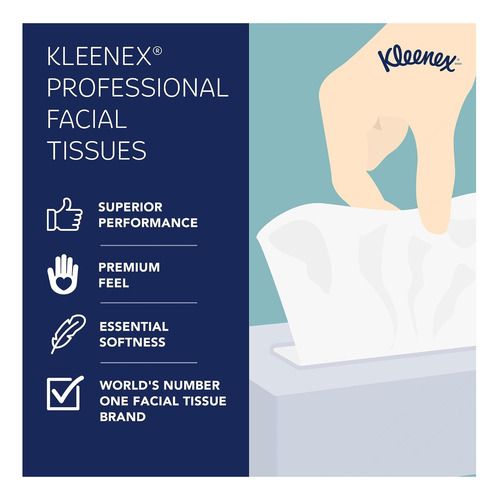 Formato De Tejido Facial Profesional De Kleenex, A Granel, 2