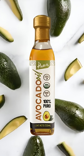 Aceite De Palta Puro Orgánico 250ml Botella De Vidrio