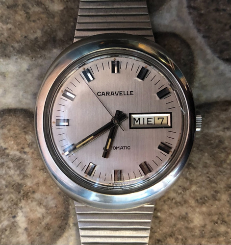  Reloj Caravelle Doble Calendario,automático Calibre As 1916