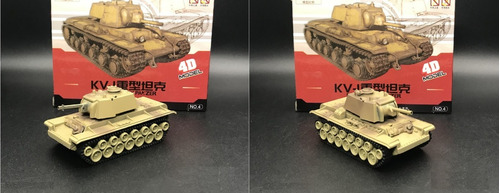 Tanque Soviético Kv1 Escala 1/72 Puzzle 4 D Ensamblar