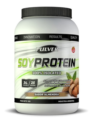 Soyprotein 1 Kg Pulver Proteina Vegana Aislada Soja Sin Tacc 