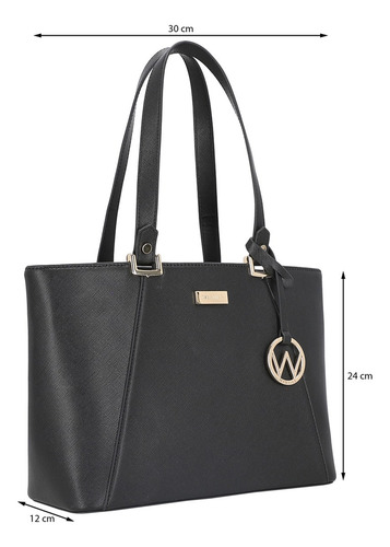 Tote Westies Dama Negro Hbcradle15we Diseño de la tela Liso