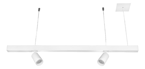Perfil Luminaria Pendente Com Led Spot 1m Branco 3.000k Dopo