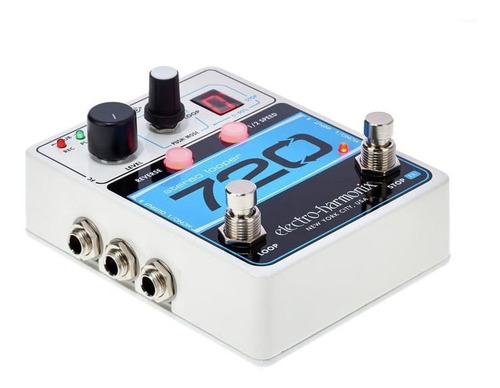 Pedal de efeito Electro-Harmonix 720 Stereo Looper branco