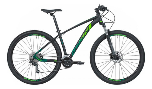 Bicicleta Oggi Bw 7.1 Tam19 18v Deore 9v Preto/ Verde 2022