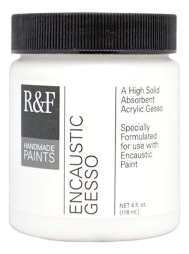 R&f Pinturas Hechas A Mano Gesso Encaustico, 4 Onzas